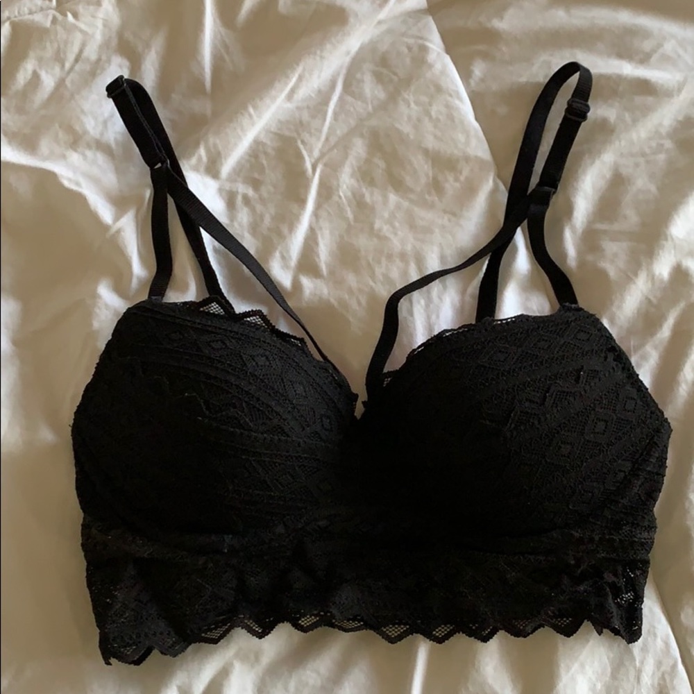 Victoria's Secret PINK Black Lace Bralette